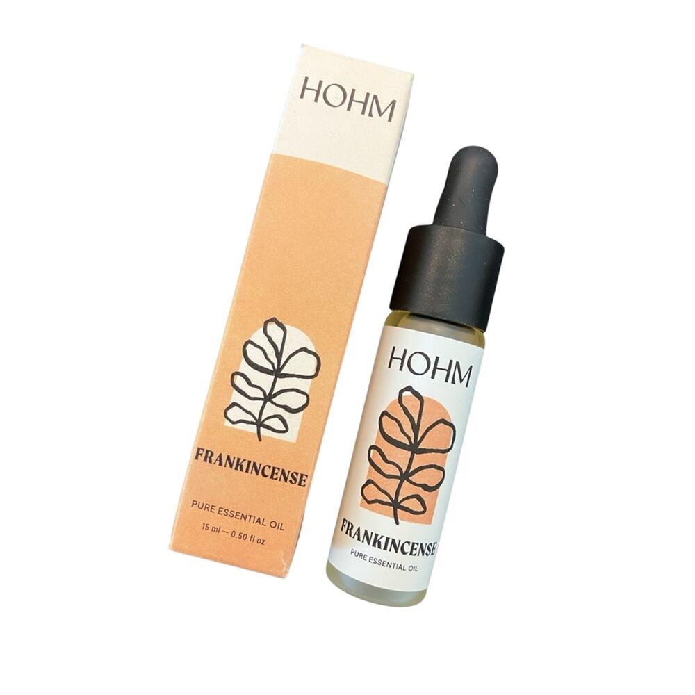 Hohm Frankincense All-Natural Essential Oil 15mL/0.5OZ Woodsy Warm Earthy Scent